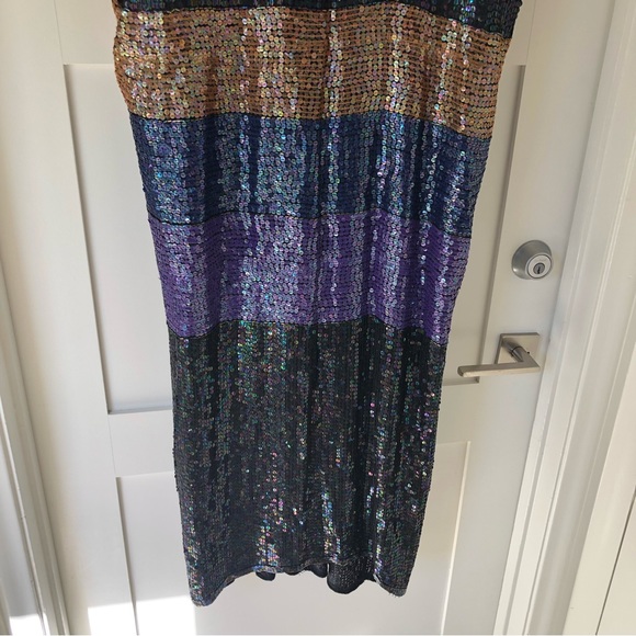 Vintage Sequin Maxi Dress - Picture 5 of 9